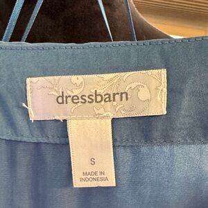 dressbarn Light Blue Sleeveless Blouse